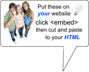 embed these widgets on your website